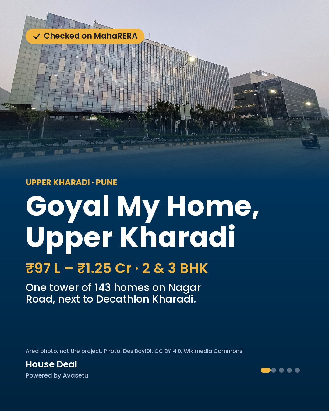 Goyal My Home, Upper Kharadi, Upper Kharadi: ₹97 L – ₹1.25 Cr, 2 & 3 BHK.