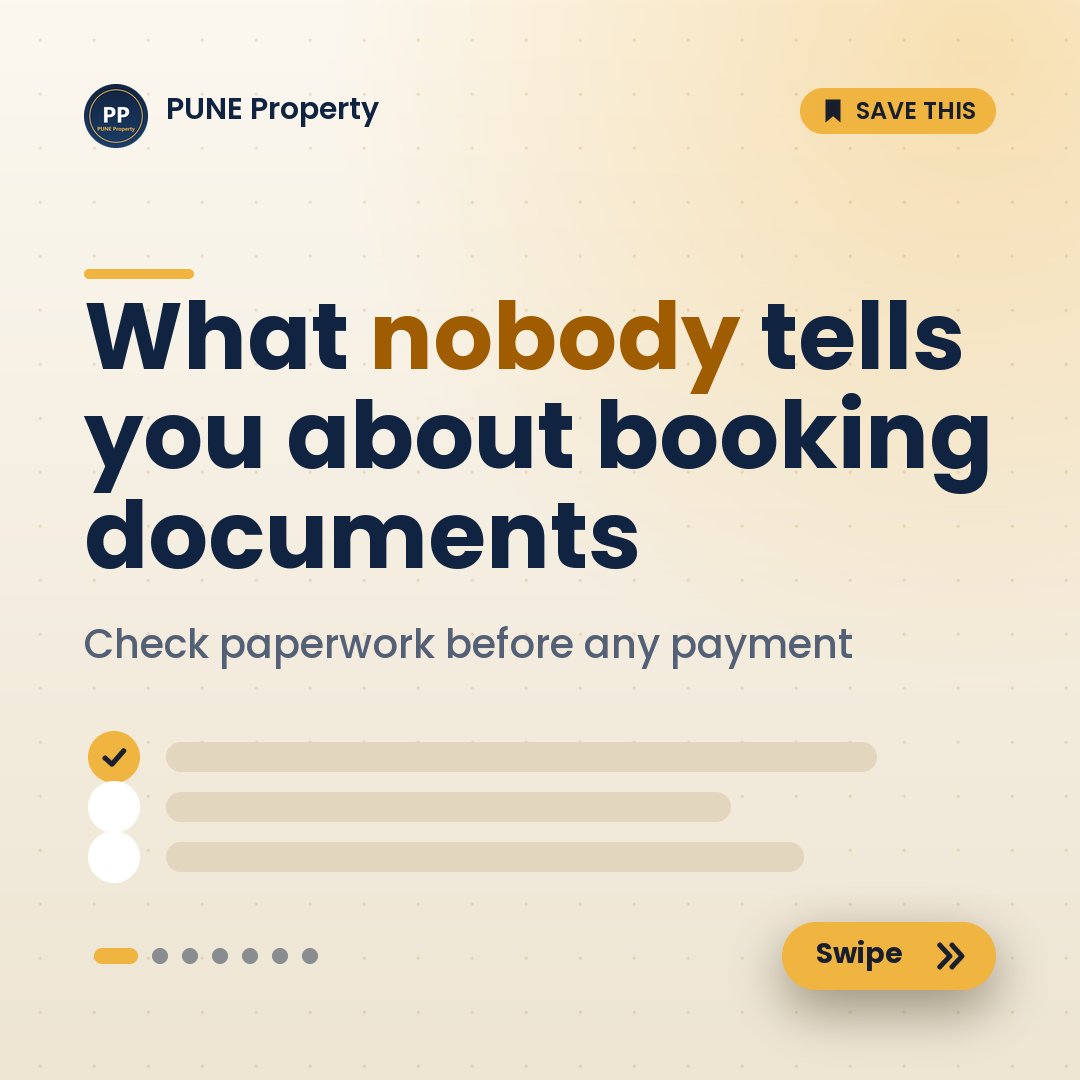 What nobody tells you about booking documents