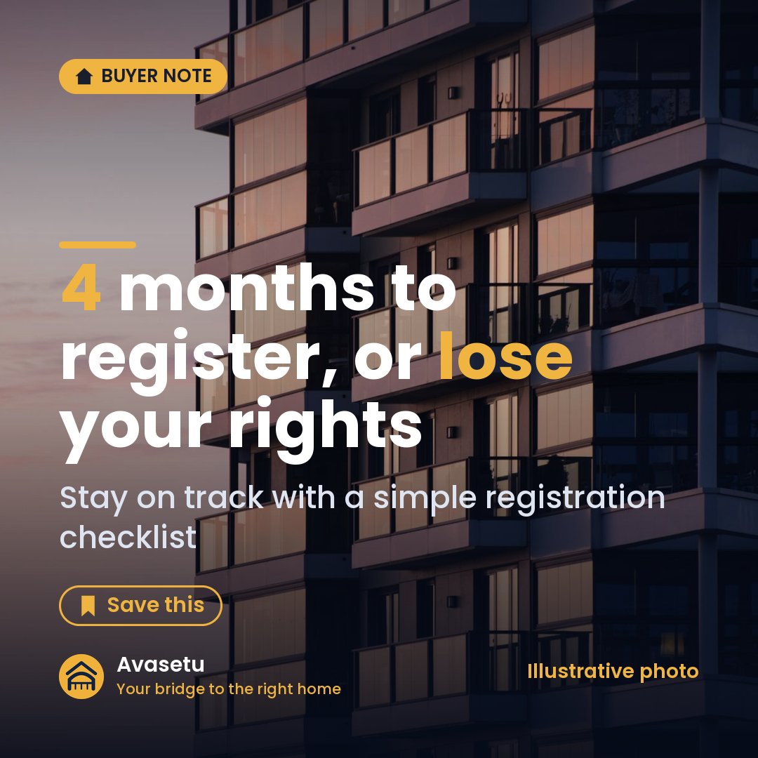 4 months to register, or lose your rights