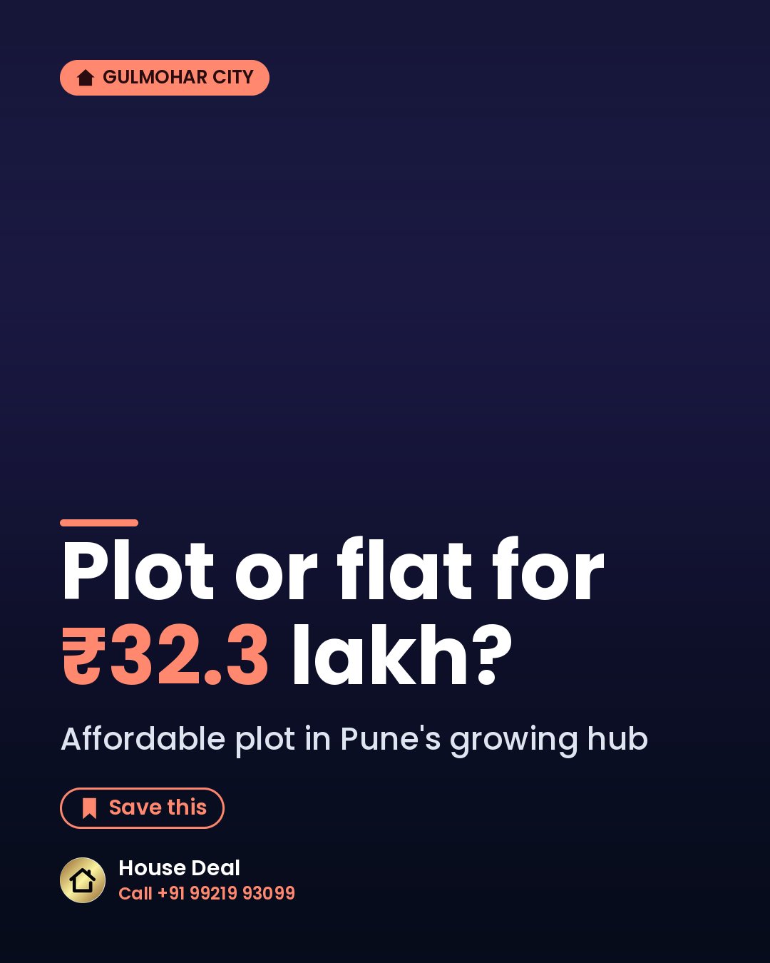 Plot or flat for ₹32.3 lakh?